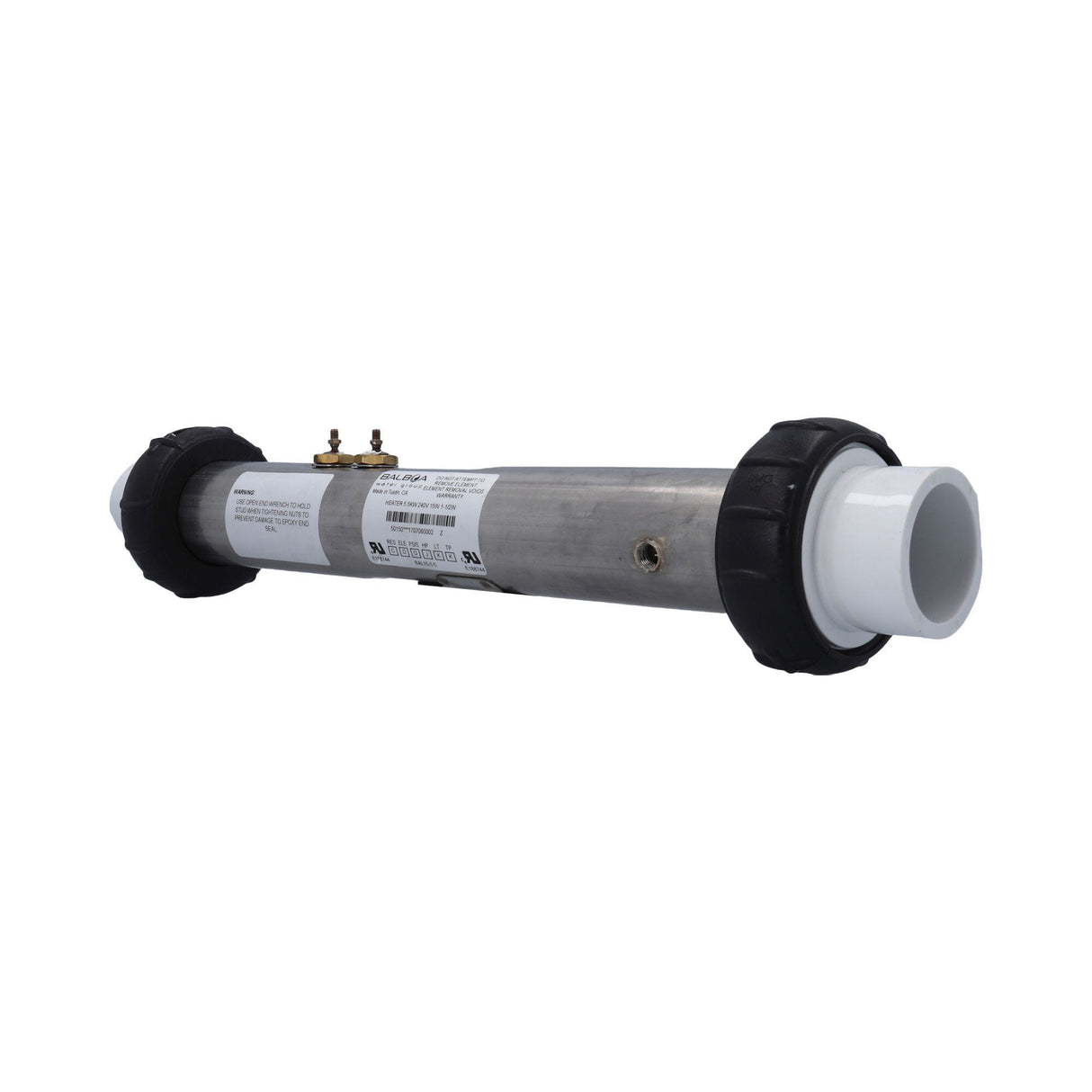 Heater Assembly, Jacuzzi, H136, 5.5kW, 230V, 2" x 15"Long, w/1.0 Psi Pressure Switch, Tailpieces : 50150