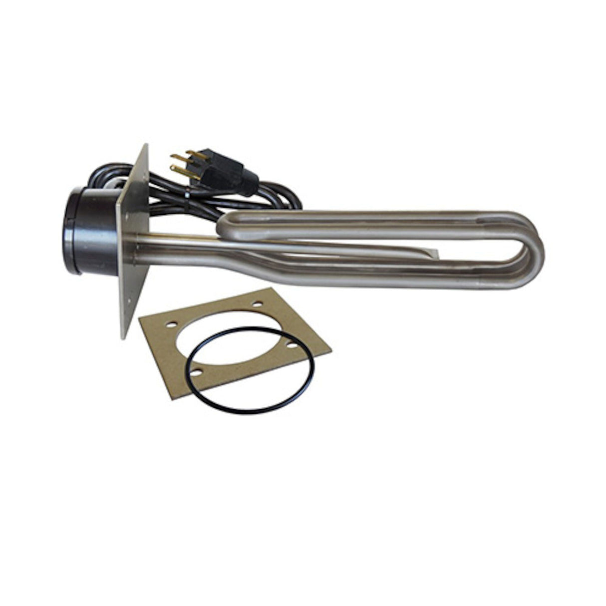 Heater Element, Watkins, 1.5kw, 115v, 4" x 4" Flange, NEMA Cord, Incoloy, With Gasket : 12-1464-AC-K
