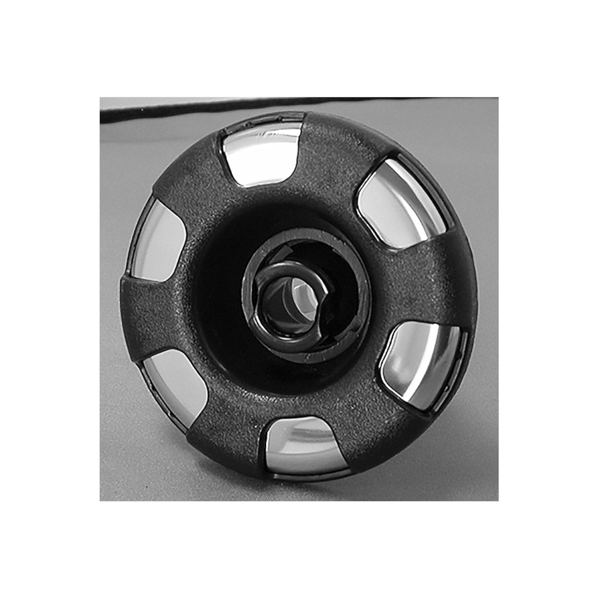 Jet, Mini Storm, Directional, Black/Ss Trim, 6-Spoke Esc : 12637