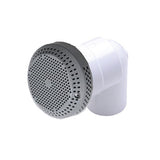 Suction Assembly, Waterway, VGB, Hi-Flo, 3-3/4"Dia Cover, 1-1/2"S, 90° Ell w/Vacuum Break, Gray : 640-3287V