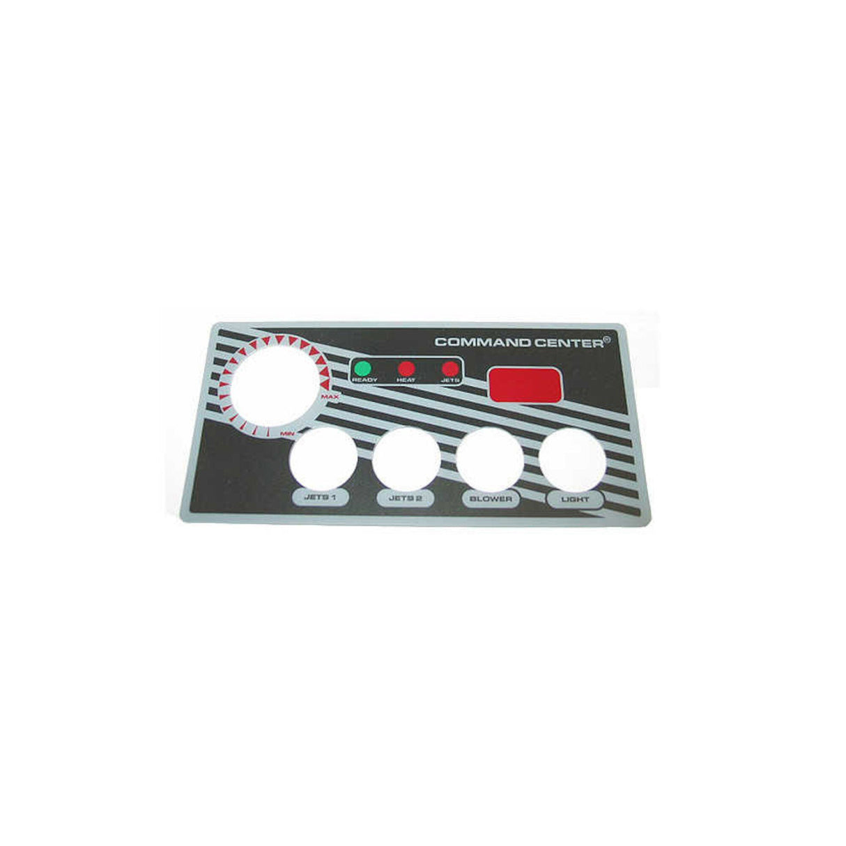 Overlay, Spaside, Tecmark Command Center, 4-Button w/Display, For CC4D-120-10-I00 & 230V Version : 30191BM