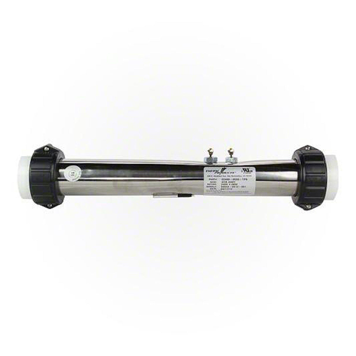 Heater Assembly, Balboa, Lite Leader, Generic, 4.0kW, 230V, 2" x 15"Long, No Pressure Switch, Tailpieces : C2400-0535