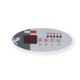 Overlay, Spaside, Gecko TSC9, Oval, 4-Button, Pump1-Light-Up-Down : 9916-100131