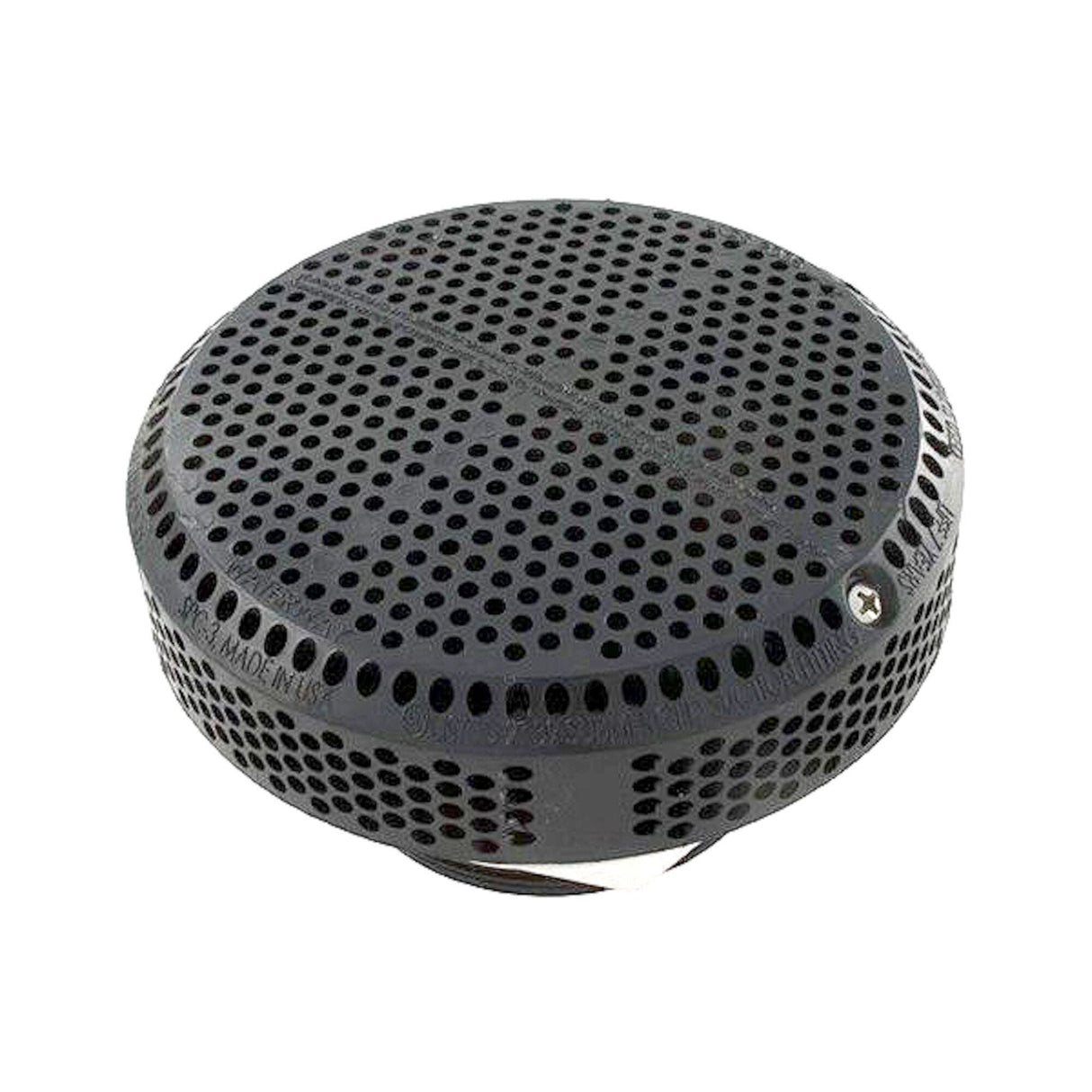 Suction Assembly, Waterway, VGB, Super Hi-Flo, 5"Dia Cover, 2" Straight Nut w/3/4" Vacuum Break, White : 640-3760V
