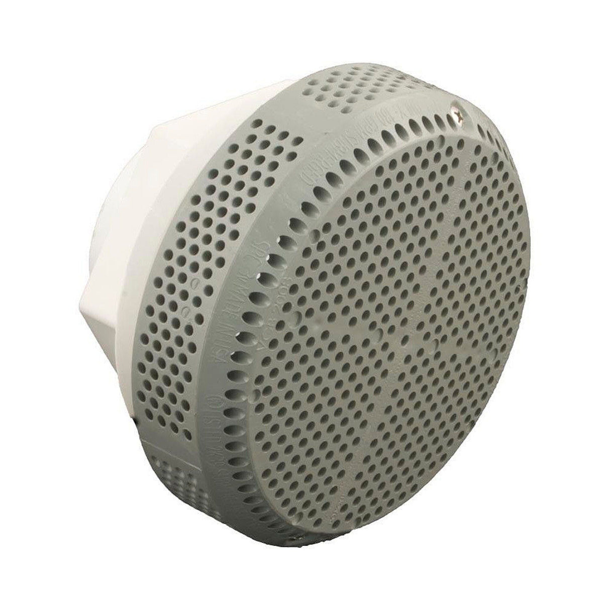Suction Assembly, Waterway, VGB, Super Hi-Flo, 5"Dia Cover, 2" Straight Nut w/3/4" Vacuum Break, Gray : 640-3767V
