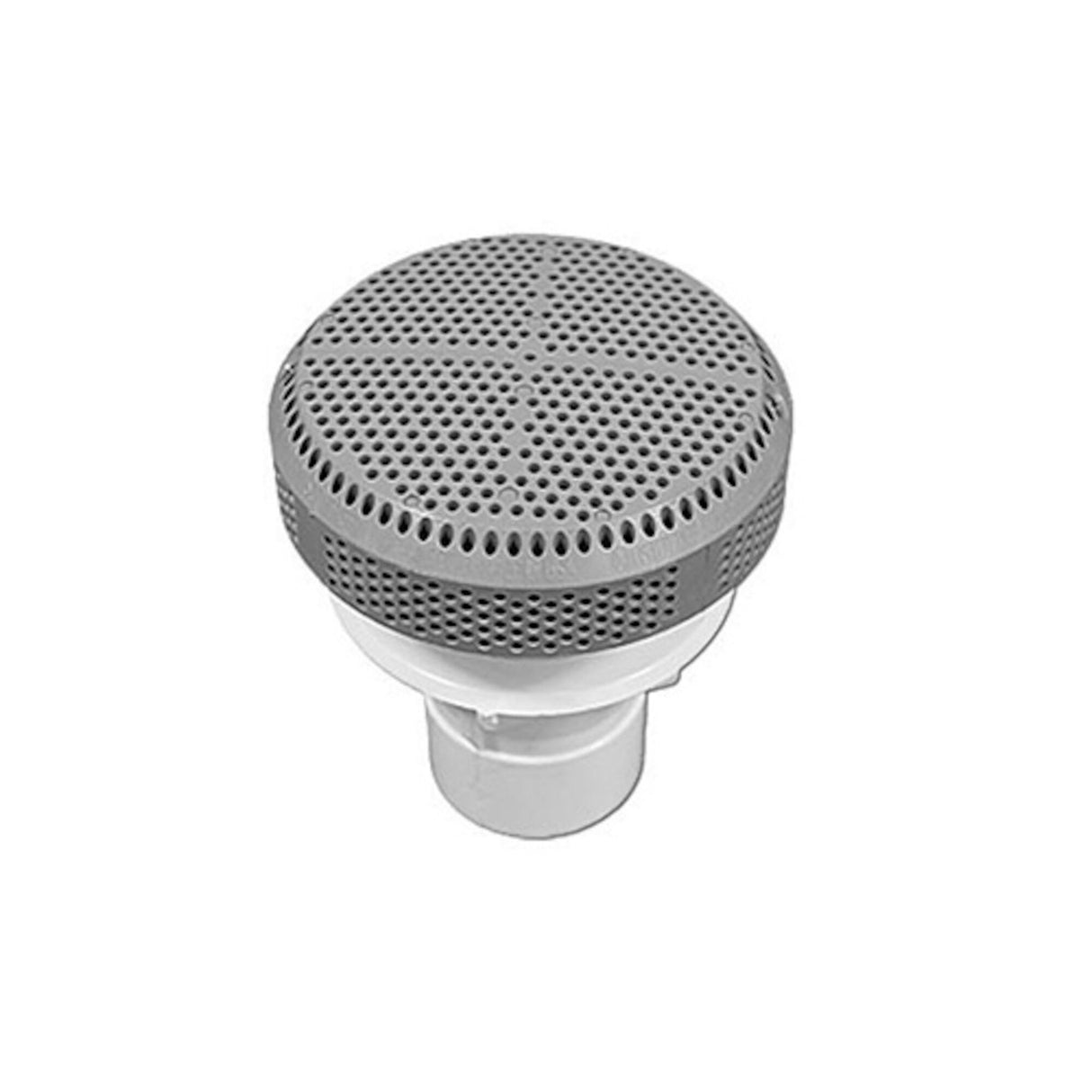 Suction Assembly, Waterway, VGB, Super Hi-Flo, 5"Dia Cover, 2" Straight Nut, Gray : 640-3637V