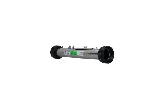 Heater Assembly, HydroQuip, Flo-Thru, 4.0KW, 230V, 2" x 15" w/Tailpiece : 26-0315-5S-KA