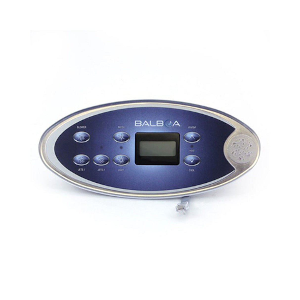 Spaside Control, Balboa VL702S, Serial Standard, LCD, 7-Button, Blower-Mode-Up, Pump1-Pump2-LT-DN : 54652