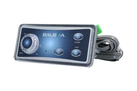 Spaside Control, Balboa Analog Duplex, 3-Button, Knob-Blower-Jets-Light : 51221