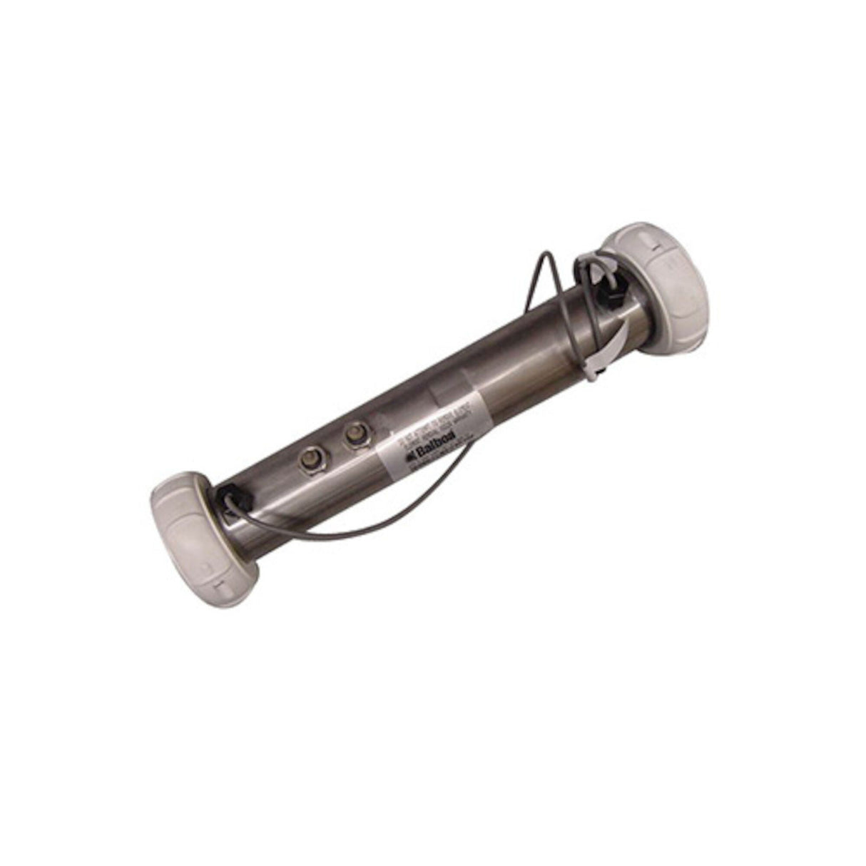 Heater Assembly, HydroQuip, M7, Waterpro, 5.5kW, 230V, 2" x 15"Long, w/Tailpieces : 26-0071-M7-K