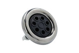 Jet Internal, CMP Hurricane 500, Twin Spin, 5" Face, Smooth, Graphite Gray w/ Stainless Escutcheon : 23552-042-000