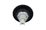 Jet Internal, CMP Hurricane 500, Twin Spin, 5" Face, Smooth, Graphite Gray w/ Stainless Escutcheon : 23552-042-000