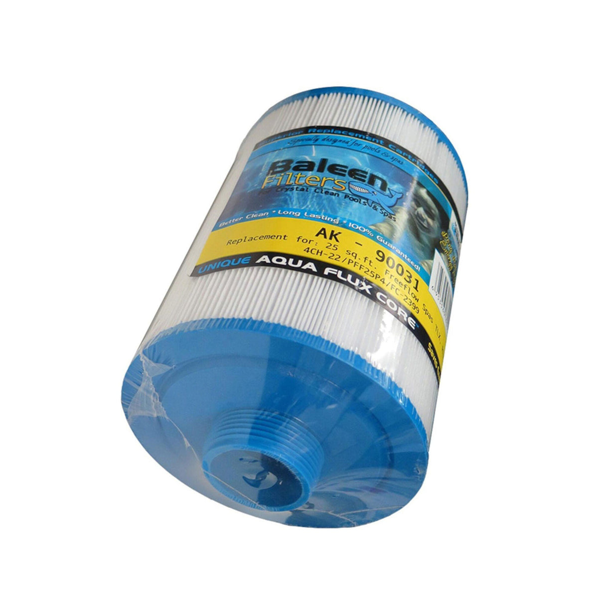 Filter Cartridge, Pleatco, Diameter: 4-5/8", Length: 6-5/8", Top: 2-1/8" Open, Bottom: 1-1/2" MPT, 25 sq ft : PFF25P4