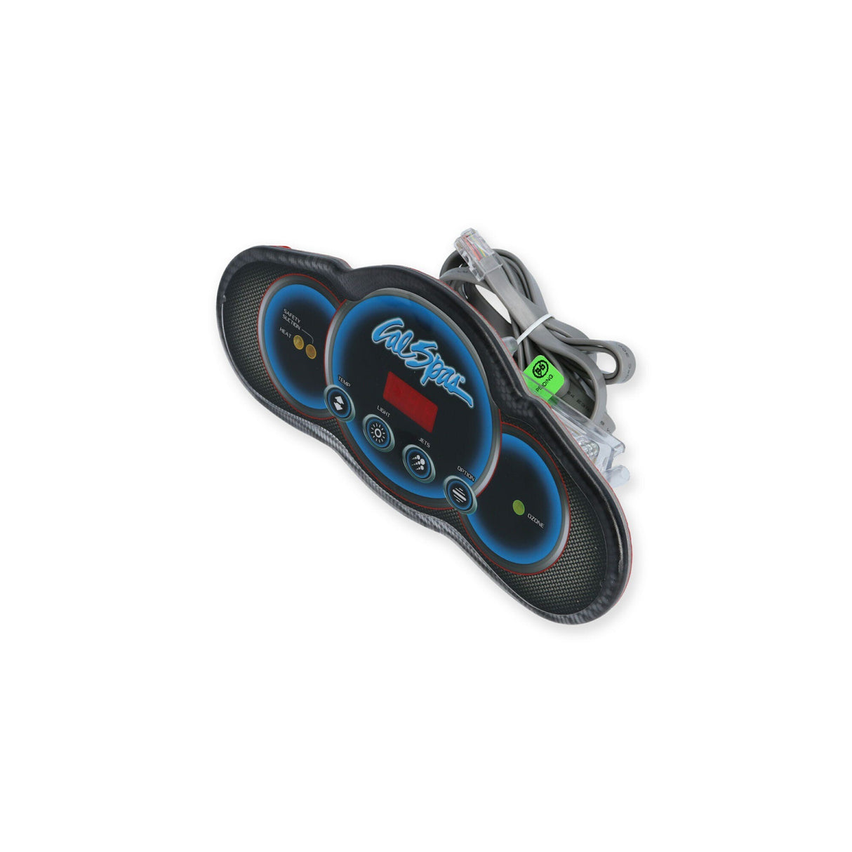 Spaside Control, Cal Spa Balboa Mini Dash 6200/6300, 4-Button, LED, Temp-Light-Jets-Option, 7' Cable : ELE09200877