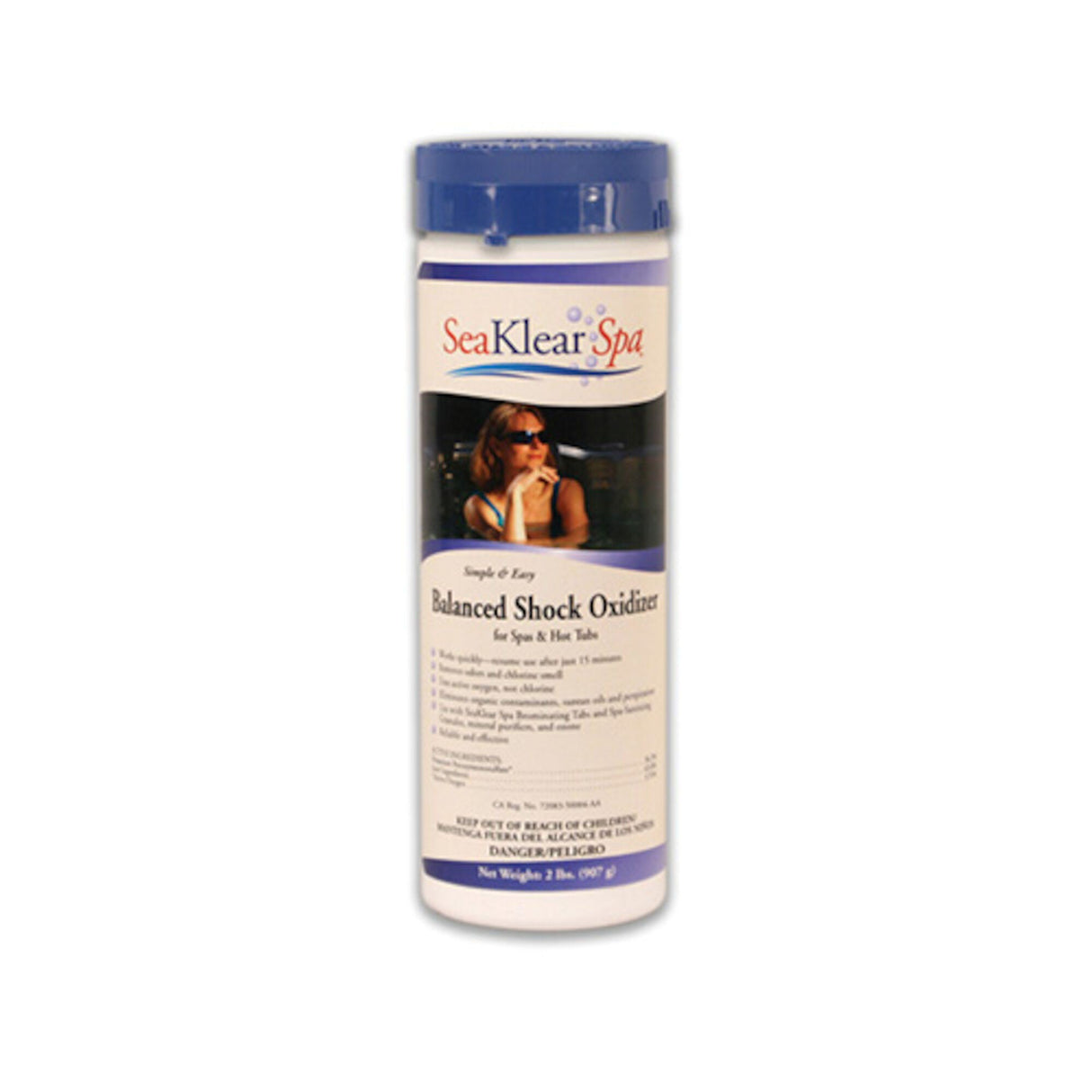 *TEMP NOT AVAILABLE* Water Care, Seaklear, Shock Oxidizer, 2lb Bottle : 1140311