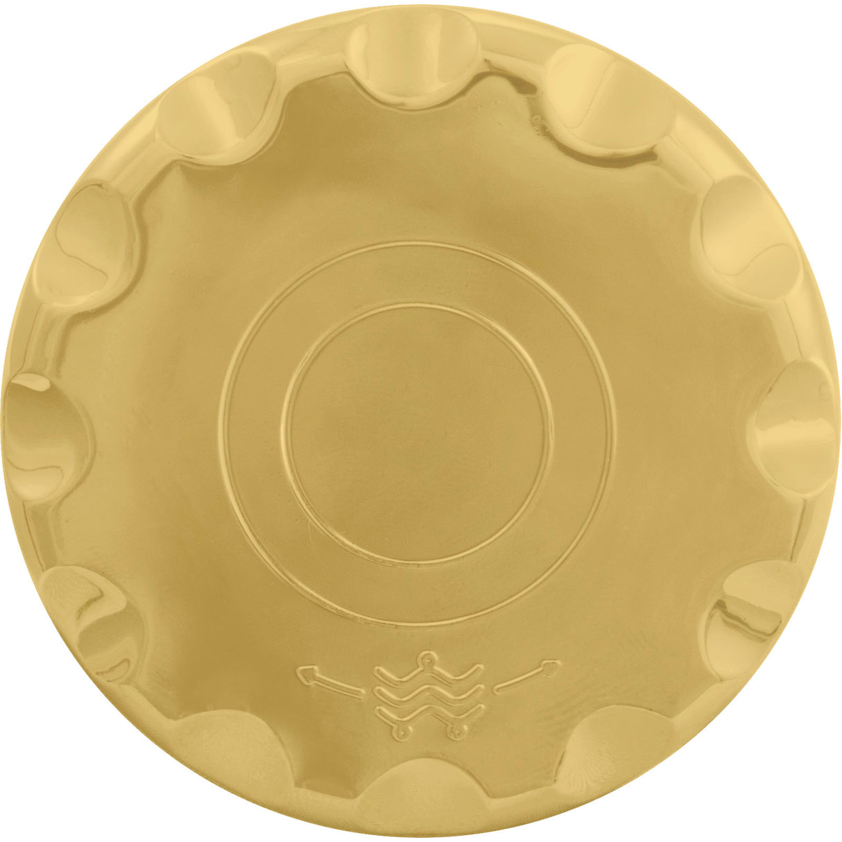 Hydrabaths Air Control Knob, Polished Brass : 200515