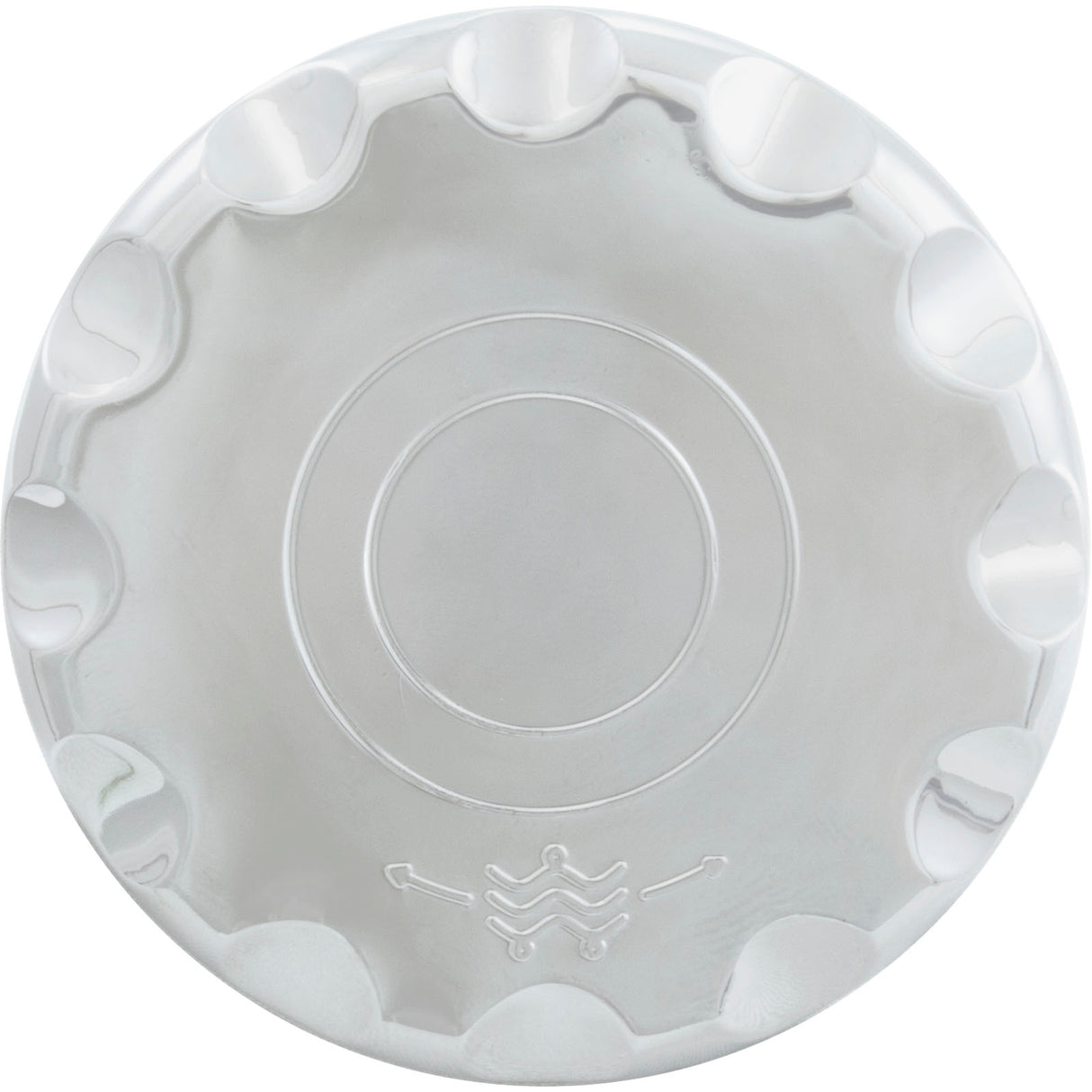 Hydrabaths Air Control Knob, Chrome : 200517