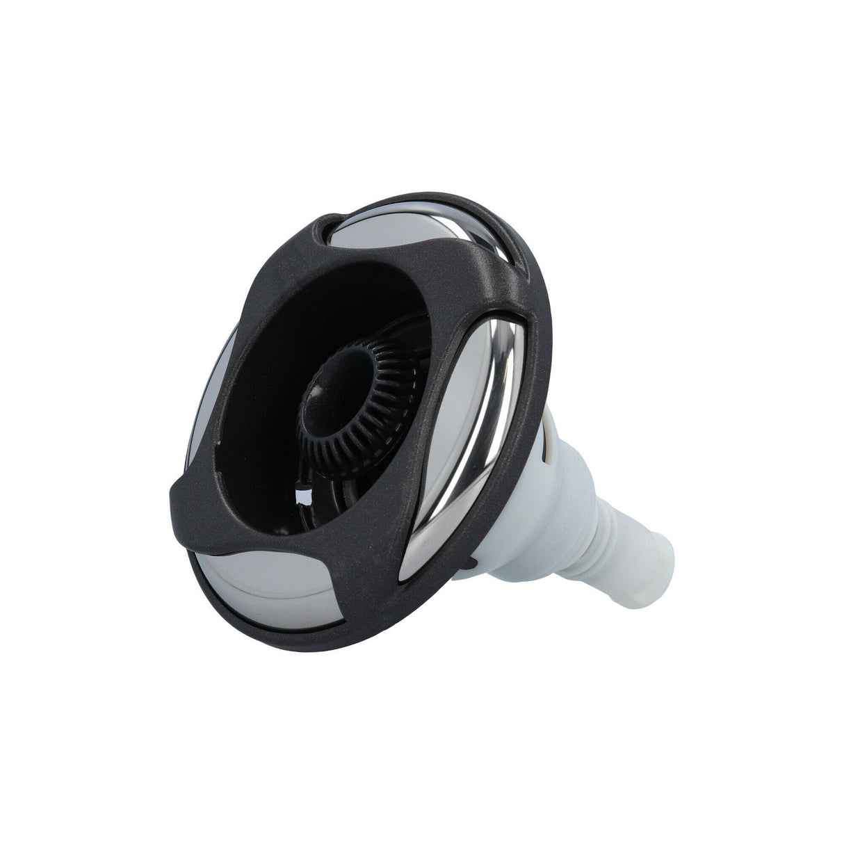 Jet Internal, Waterway, Power Storm, Directional, 5" Face, Swirl, Dark Gray/Stainless : 229-6349-DSGS
