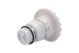 Jet Internal, Waterway Poly Jet, Adjustable Deluxe, Roto, 3-1/2" Face, White : 210-6090