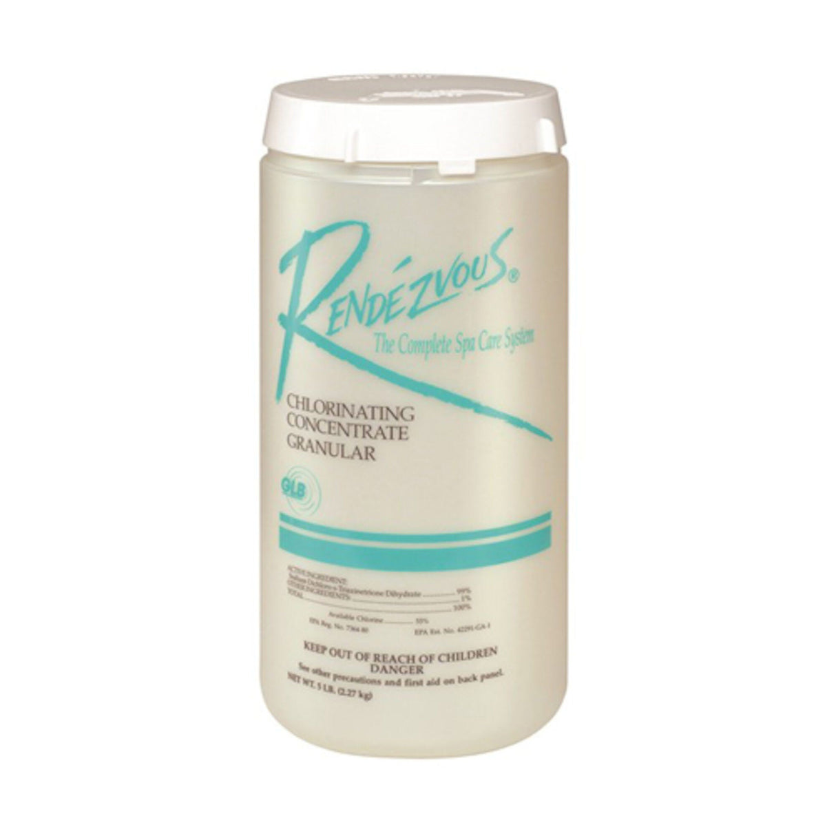 Water Care, Rendezvous, Chlorine Granulars, Concentrate, 4.75lb Bottle : 72194A
