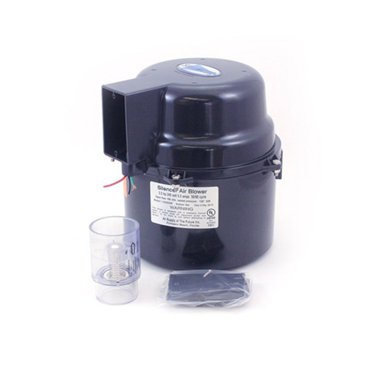 Blower, Outdoor, Air Supply Silencer, 2.0HP, 230V, 4.5A, J-Box : 6320220