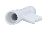 Manifold, PVC, Waterway, 1/2"S x 1/2"S x 3 3/8"B Ports : 672-0550
