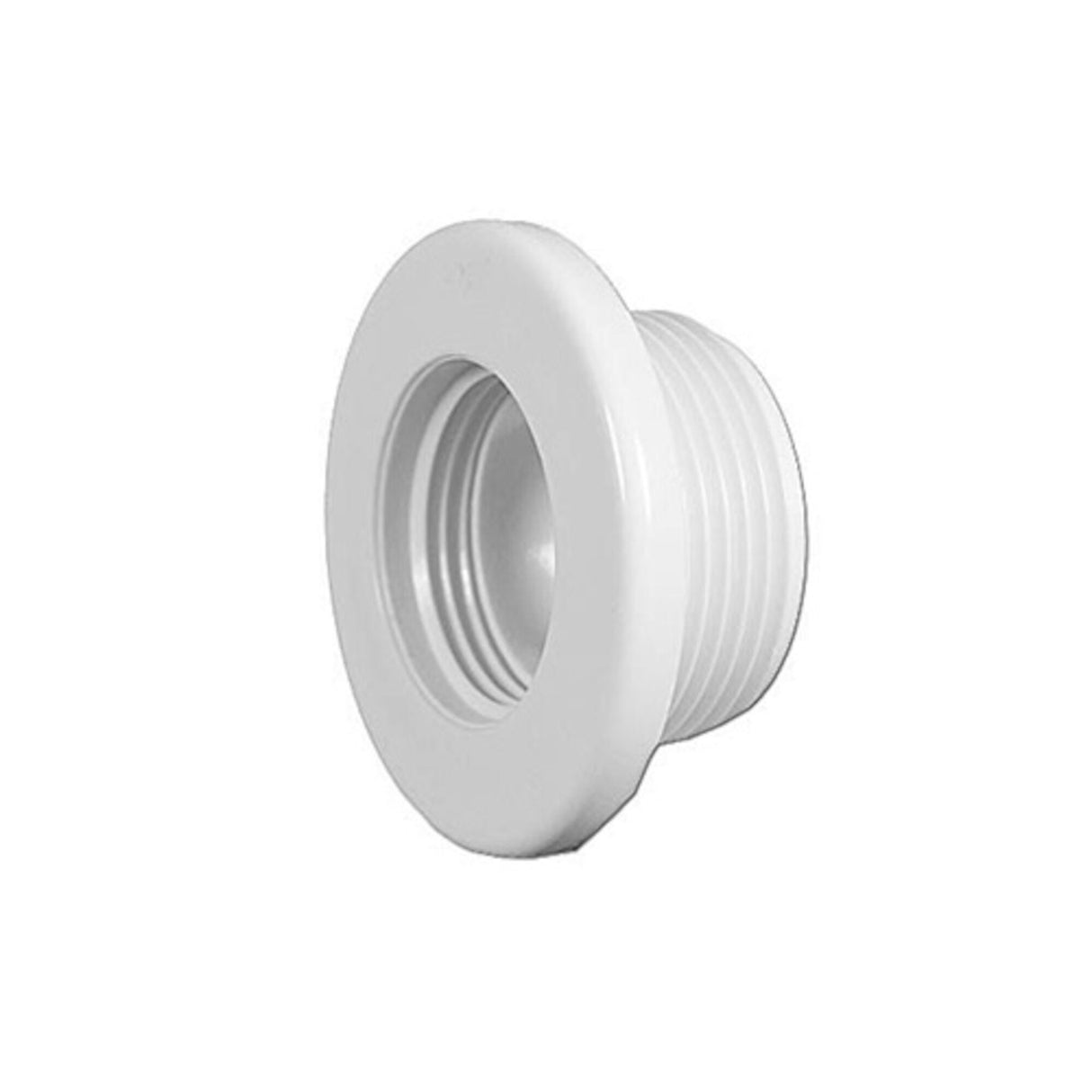 Wall Fitting, Jet, G&G, Budget Series, 3/4" Thread Length, White, 2-1/4" face : 20348