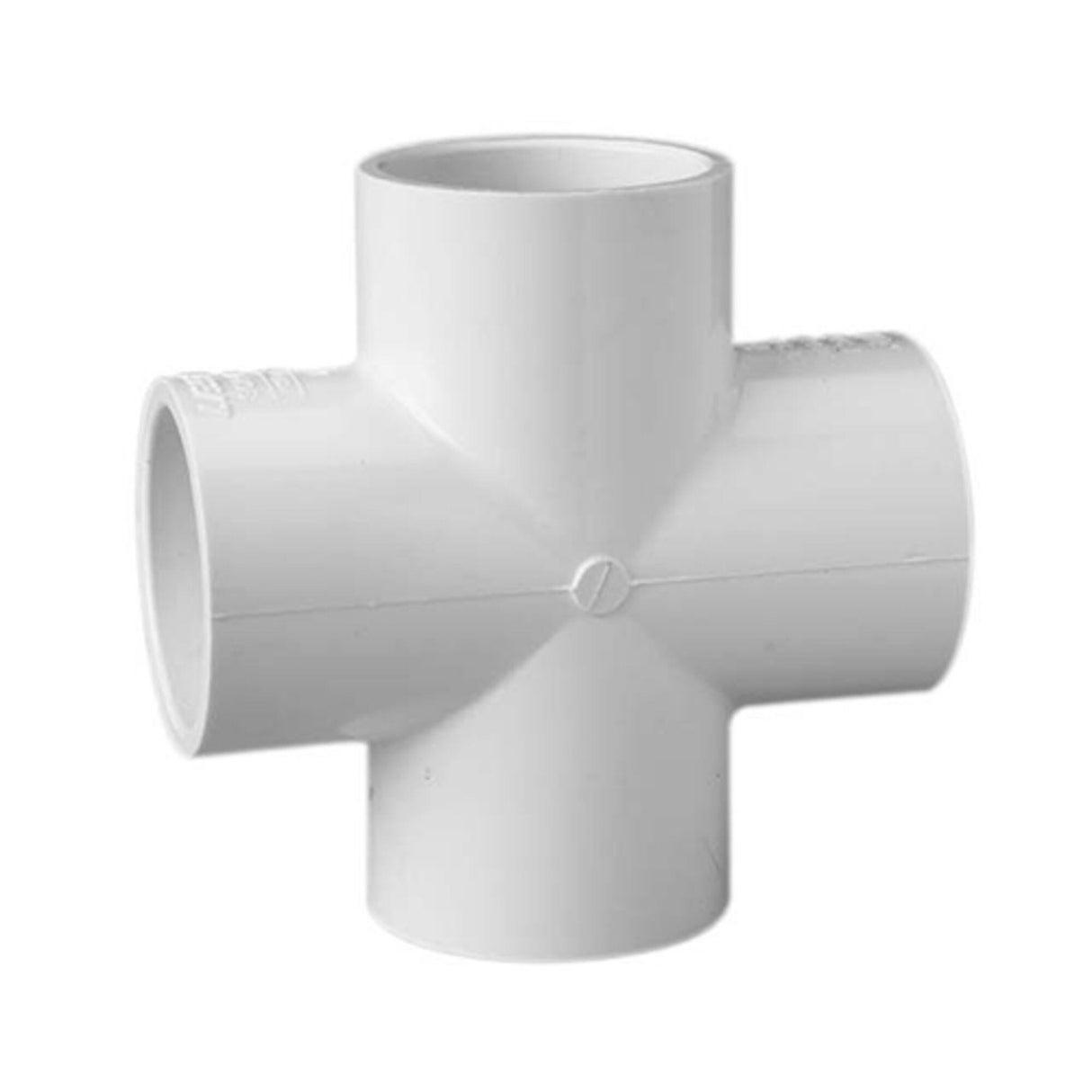 Fitting, PVC, Cross Tee, 1-1/2" x 1-1/2"S x 1-1/2"S x 1-1/2"S : 420-015