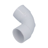 Fitting, PVC, Ell, 90°, Sweep, Slip, 1-1/2"S x 1-1/2"S : 411-9110