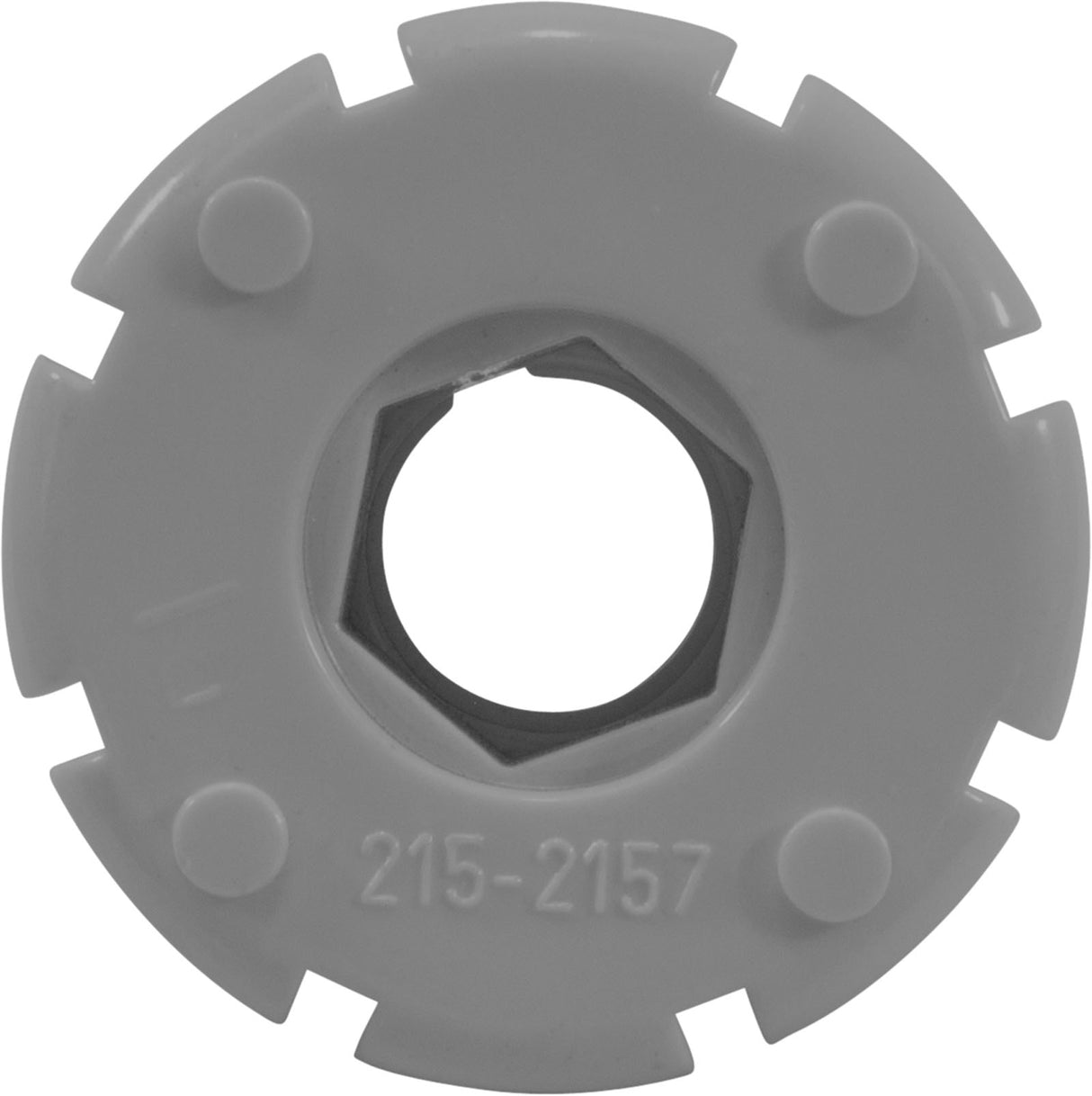 Wallfitting For Air Injector - Gray : 215-2157 - Waterway Plastics - 215-2157 - PartsForSpas.com