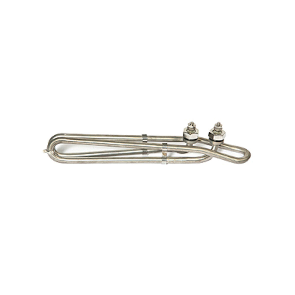 Heater Element, Flo-Thru, Double Bend, Titanium, 2.5kW, 230V, 10" Immersion Length : 25-4027-TI