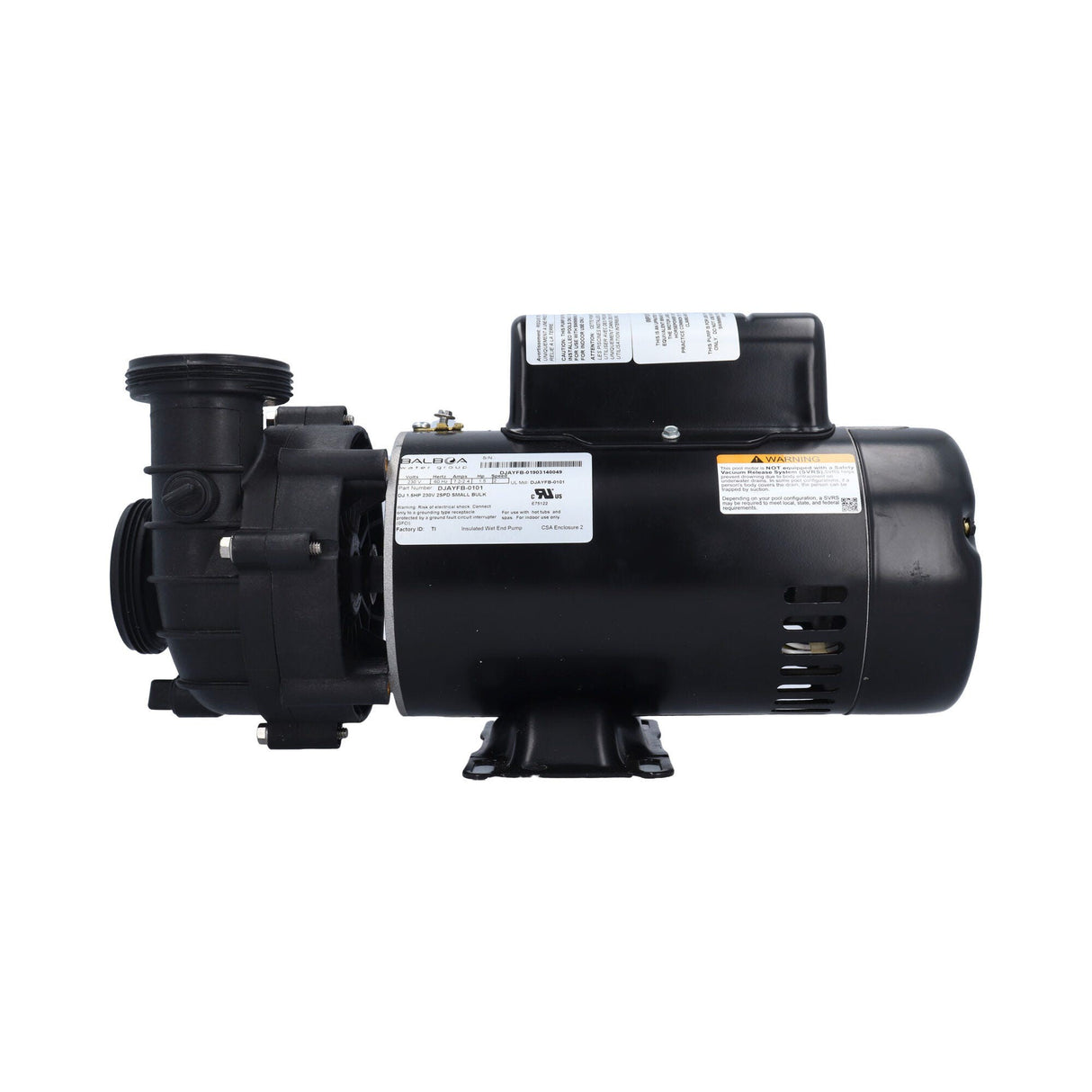 Pump, Sta-Rite Dura-Jet, 1.5HP, 230V, 7.2/2.4A, 2-Speed, 2"MBT, SD, 48-Frame : DJAYFB-0001