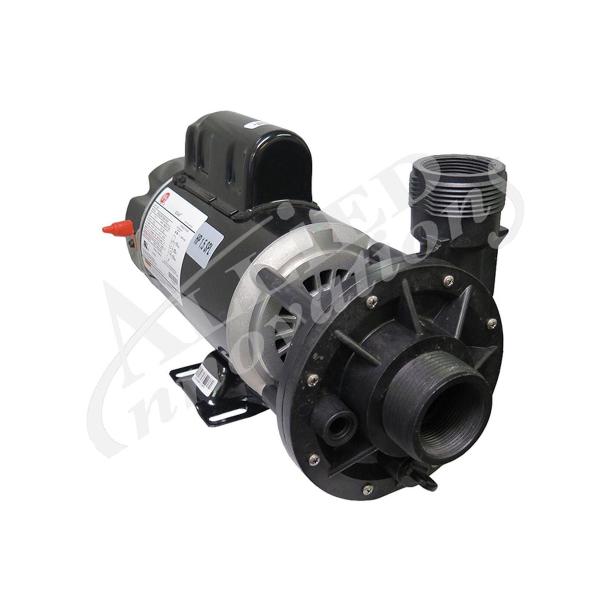 Pump, Waterway Spa-Flo, 1.5HP, 115V, 16.4/4.4A, 2-Speed, 1-1/2"MBT, SD, 48-Frame : 3420610-0Z