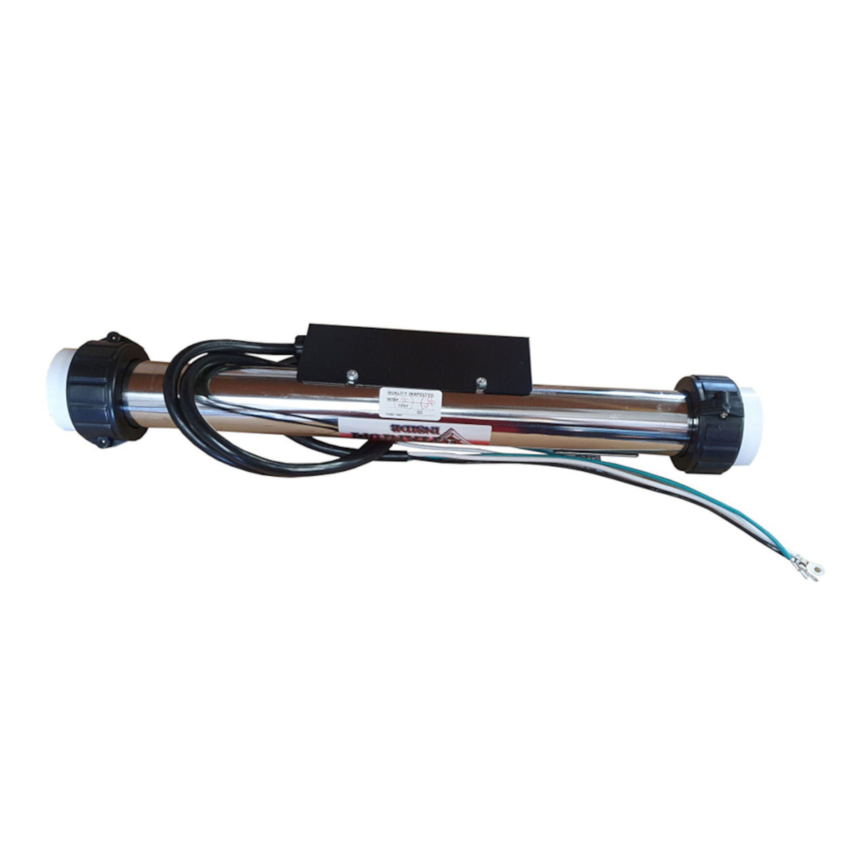 Heater: 7.2Kw 240V 19.25" Flow Thru With Power Cord, Titanium Element : 48-9130-CP-K