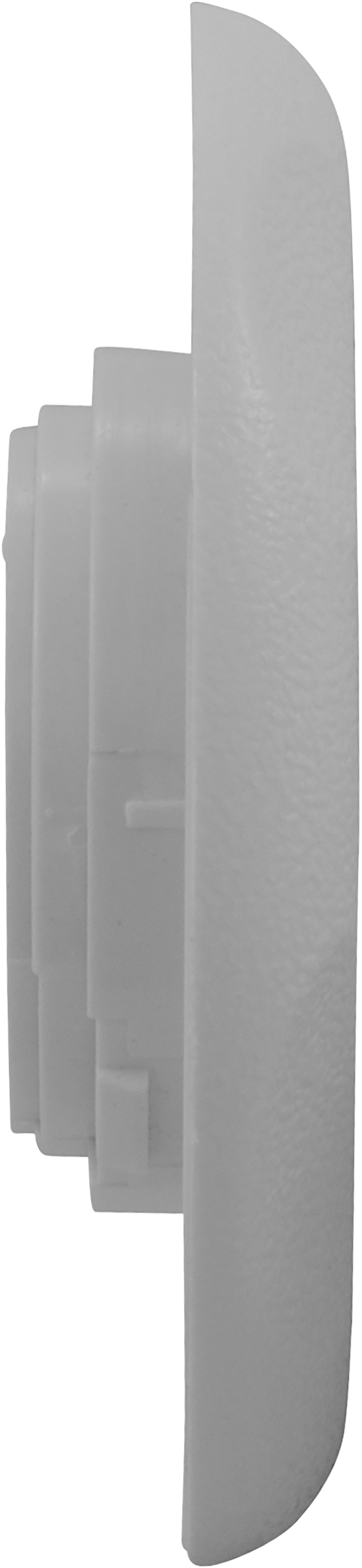 5 Scalloped Escutcheon-Mini Storm-Gry. : 218-6957