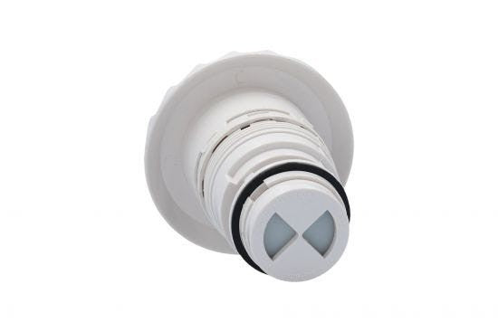 Jet Internal, Waterway Poly Jet, Adjustable Deluxe, Pulsator, 3-1/2" Face, White : 210-6070