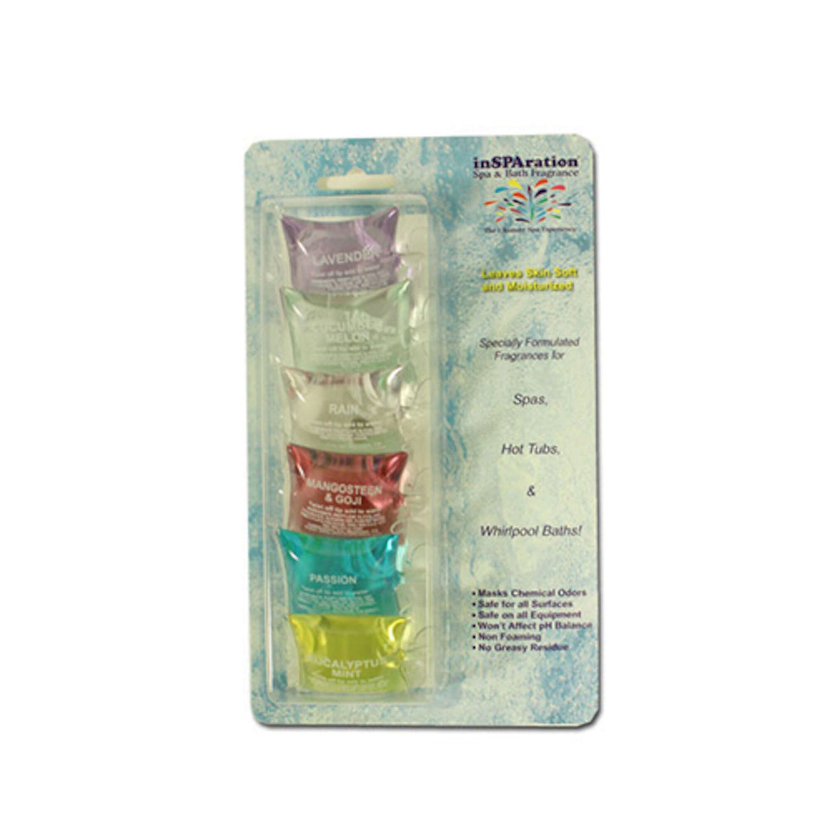 Fragrance, Insparation Liquid, Box of 36, Assorted 1/2oz Pillow Packs : 230-1