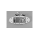 Spa Side Cntrl,Electr,DYNASTYGeckoK-52,S-Class,8BTN,LCD, W/o overlay : 11010