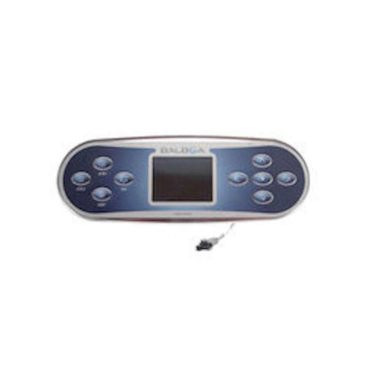Spaside Control, Balboa TP800 "Menu", Oblong, 9-Button, LCD, Jets1-Jets2-Light-Aux, 4 pin molex : 57241