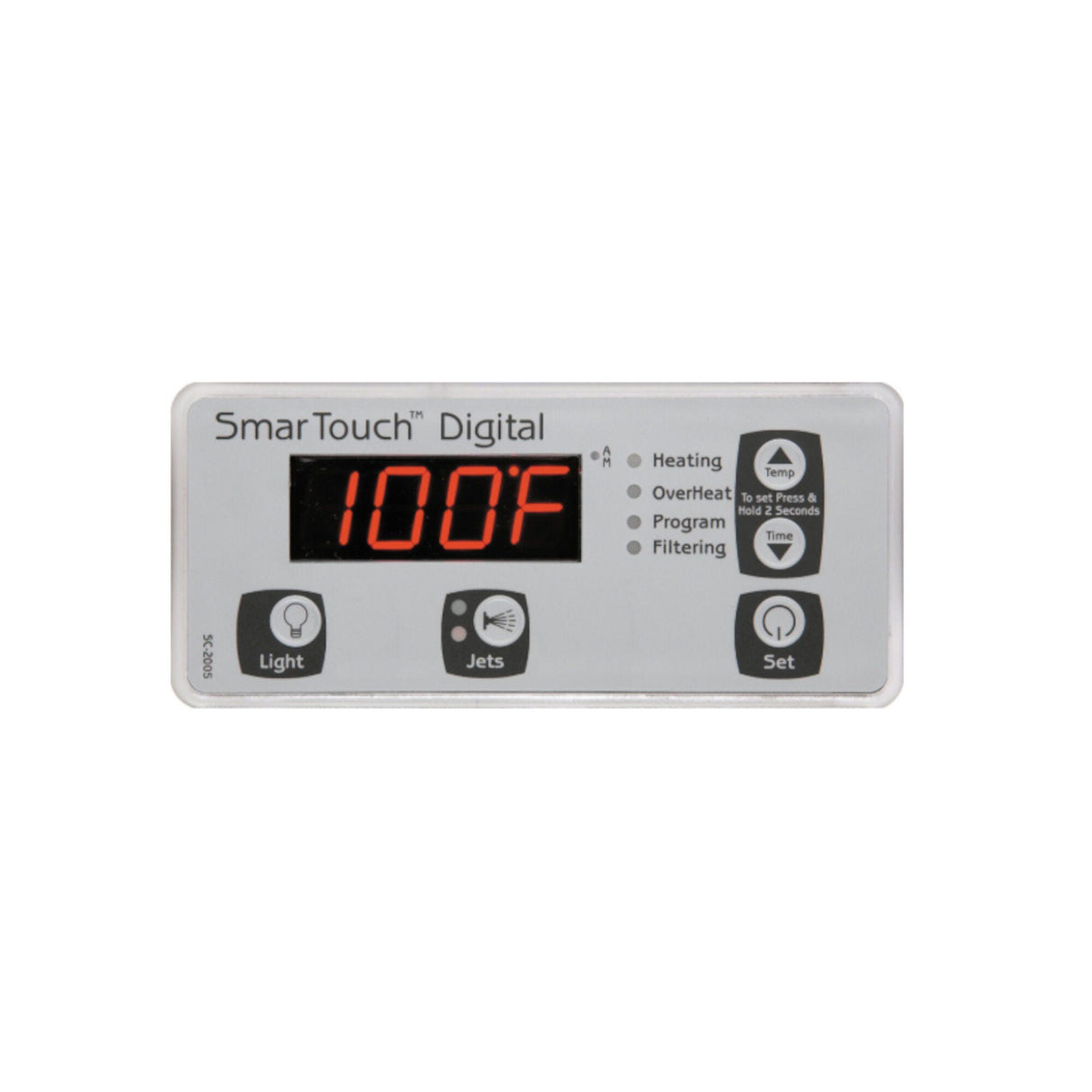 Spaside Control, ACC SC2005, 5-Button, LED, Up, Mid: Down, Light- -Jets- -Mode : SC2005