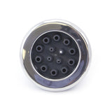 Jet Internal, CMP Jumbo Jet, Massage, 7" Face, 8-Scallop, Charcoal w/ Stainless Escutcheon : 23570-142-000