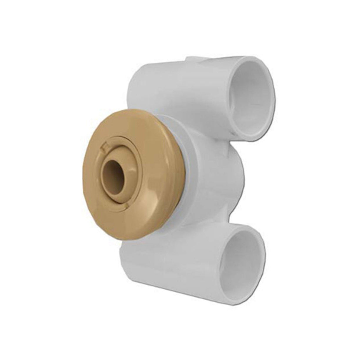 Jet Assembly, HydroAir Hydro-Jet, Standard, 1-1/2"S Water x 1-1/2"S Air, Bone : 10-5100-BON