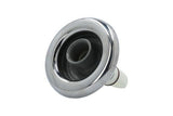 Jet Internal, Waterway Whirlpool, Adjustable, 5" Face, Gray w/ Stainless Escutcheon : 212-2067S