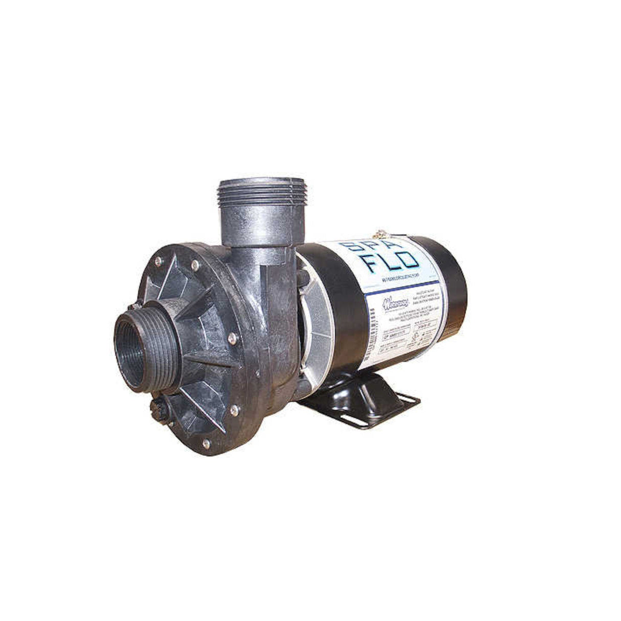 Pump, Waterway, Spa-Flo II, 2.0HP, 115/230V, 10.0/5.0 Amp, 1-Speed, 1-1/2"MBT, 48-Frame : 3410830-S0Z