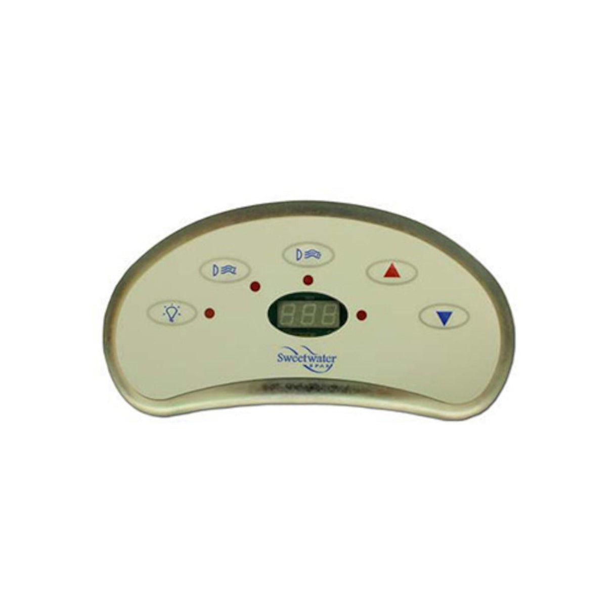 Spaside Control, Sundance LX-15 Sweetwater, 5-Button, LED, light-Pump1-Pump2-Down-Up : SD6600-832