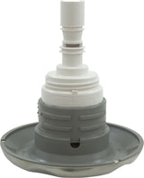 Jet Intl, WW Poly Storm, 4"fd, Twin Roto, Smth Scall, SS/Gry, Thd : 229-5537S - Waterway Plastics - 806105440167 - PartsForSpas.com