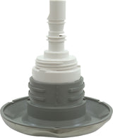 Jet Intl, WW Poly Storm, 4"fd, Twin Roto, Smth Scall, SS/Gry, Thd : 229-5537S - Waterway Plastics - 806105440167 - PartsForSpas.com