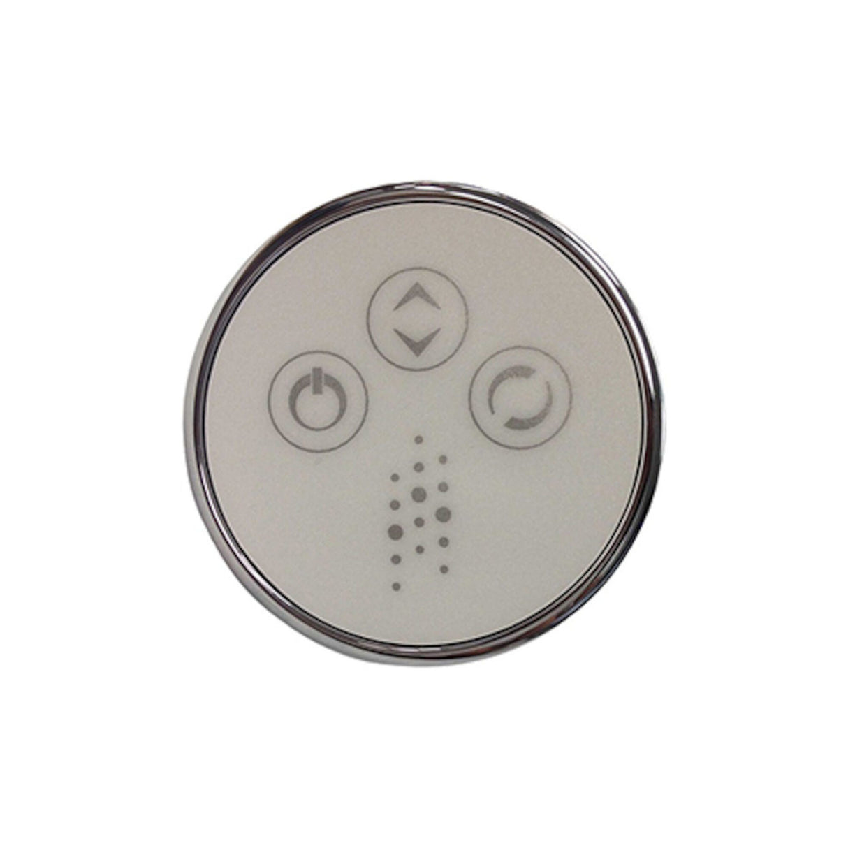 Spaside Control, CG Air Systems, TMS Round, 3-Button, For Variable Bath Pump, Chrome : CG-TMS3-KRCC03-CP