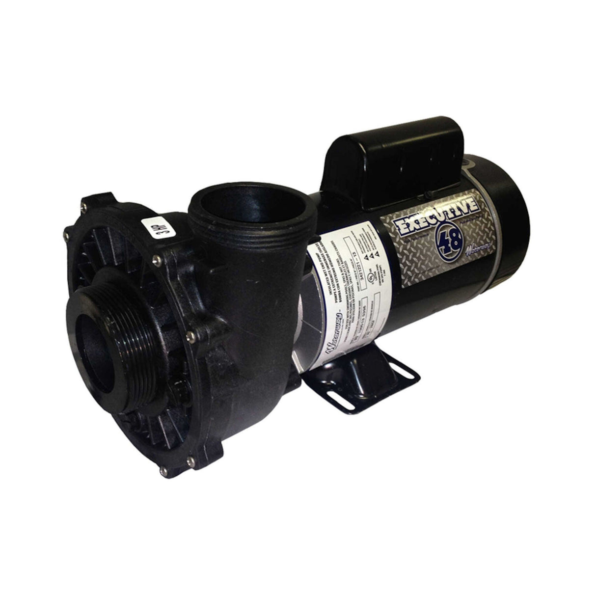 Pump, Waterway Executive 48, 3.0HP, 230V, 8.5/2.8A, 2-Speed, 2-1/2" x 2"MBT, SD, 48-Frame : 3421221-13