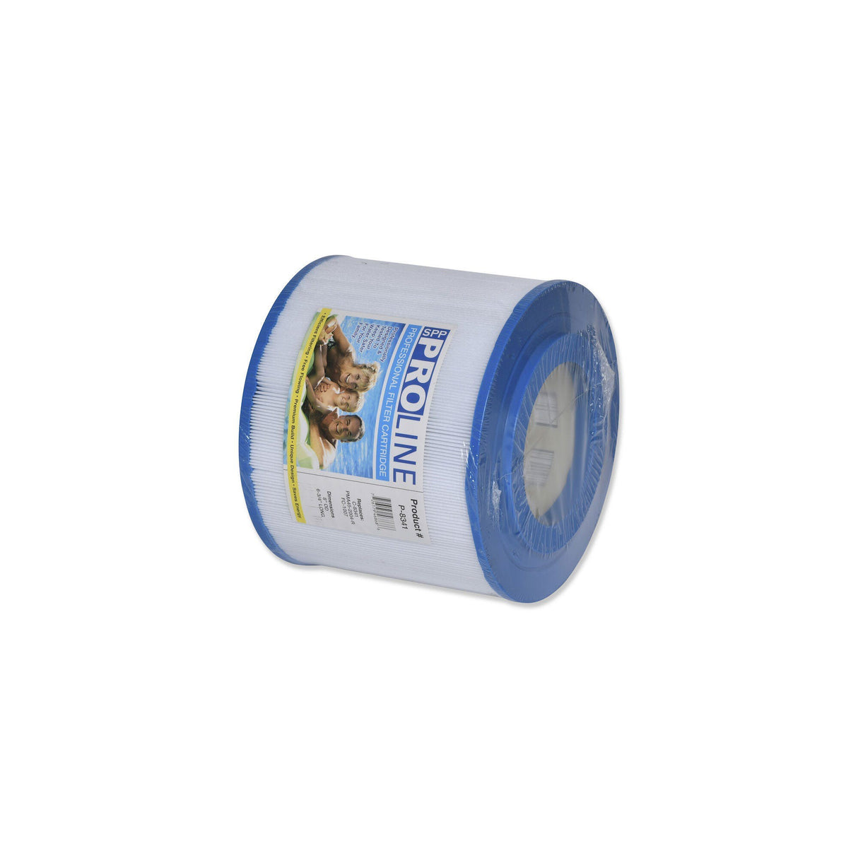 Filter Cartridge, Proline, Diameter: 8", Length: 6-3/4", Top: 4" Open, Bottom: 4" Open, 40 sq ft : P-8341